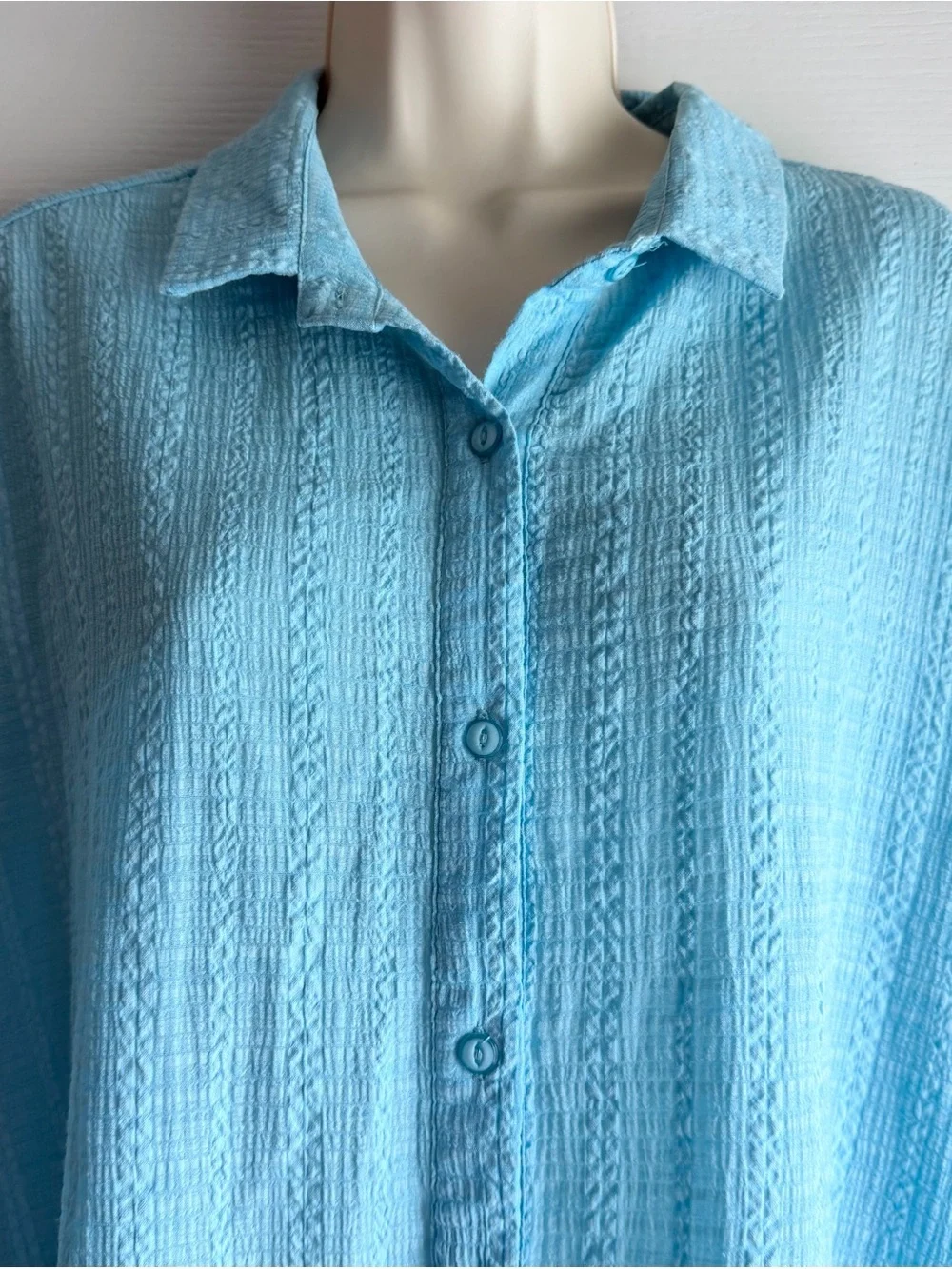 Habitat Crinkle Tunic Top - Picture 3 of 7